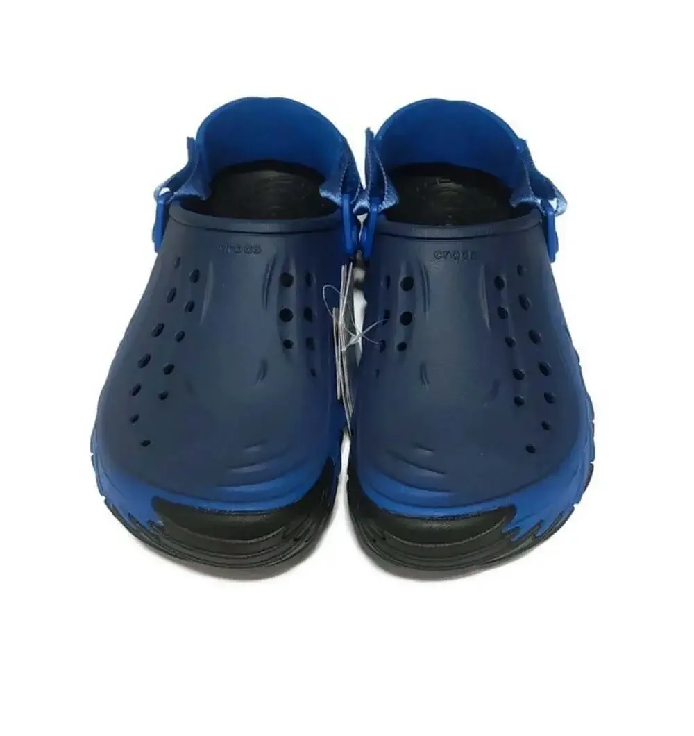 Crocs Echo Ro Clog Fade Blue Bolt Mens Size 12 Slip On Rubber Sole Sandals NWT